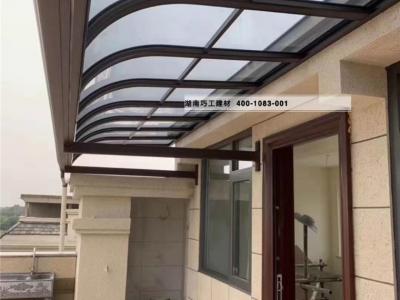 巧工建材全鋁配件大水槽大水管 螺絲全隱藏升級款露臺棚